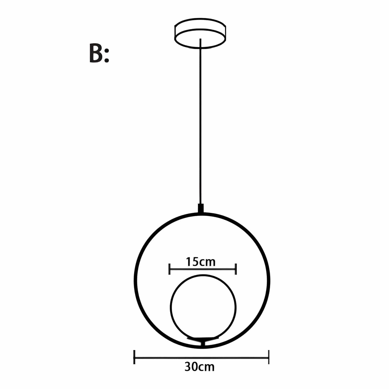 Auralis Glas-LED-Pendelleuchten für moderne Decken