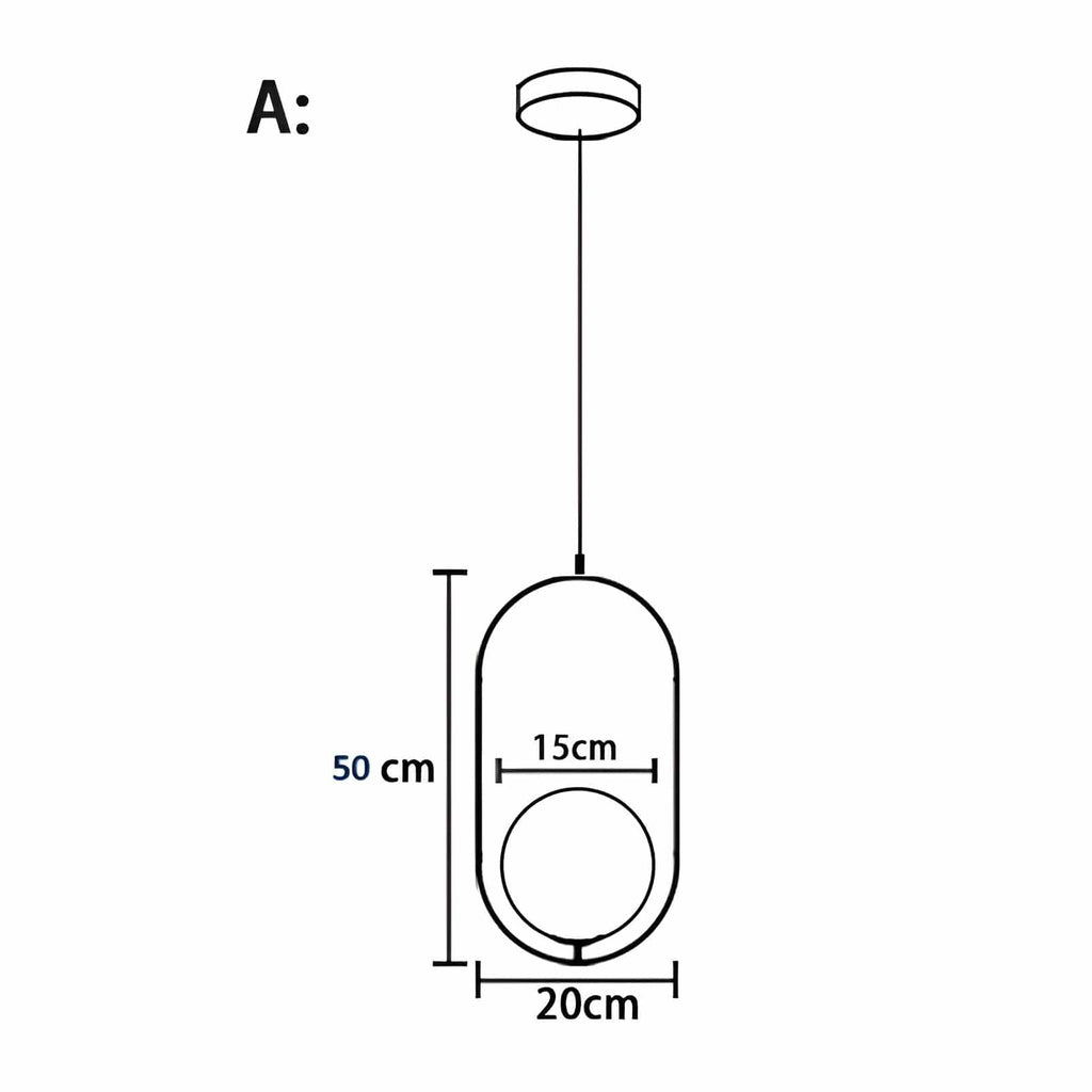Auralis Glas-LED-Pendelleuchten für moderne Decken