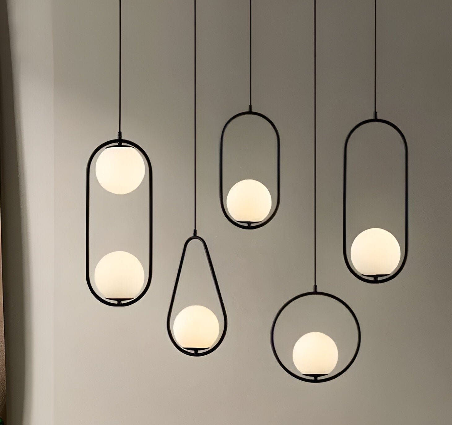 Auralis Glas-LED-Pendelleuchten für moderne Decken