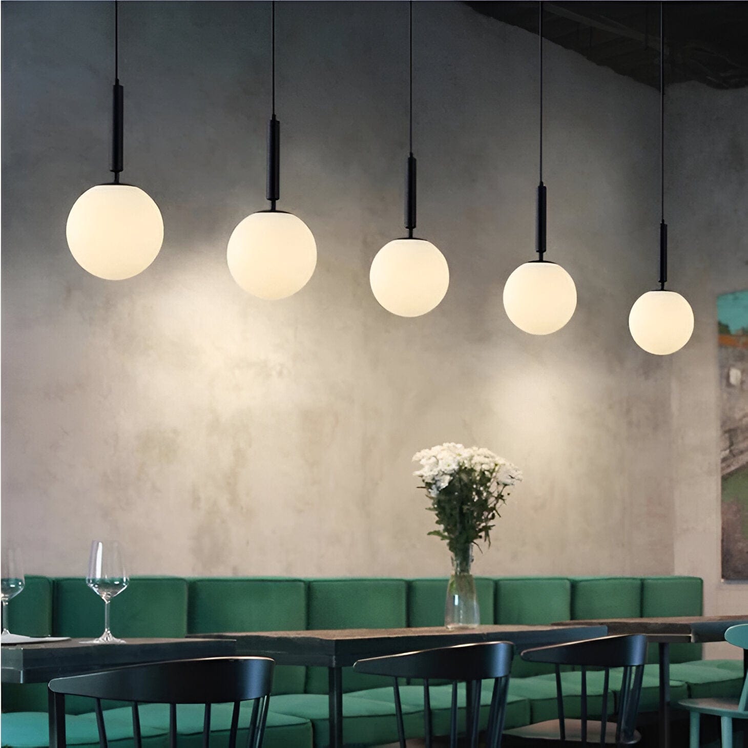 Auralis Glas-LED-Pendelleuchten für moderne Decken