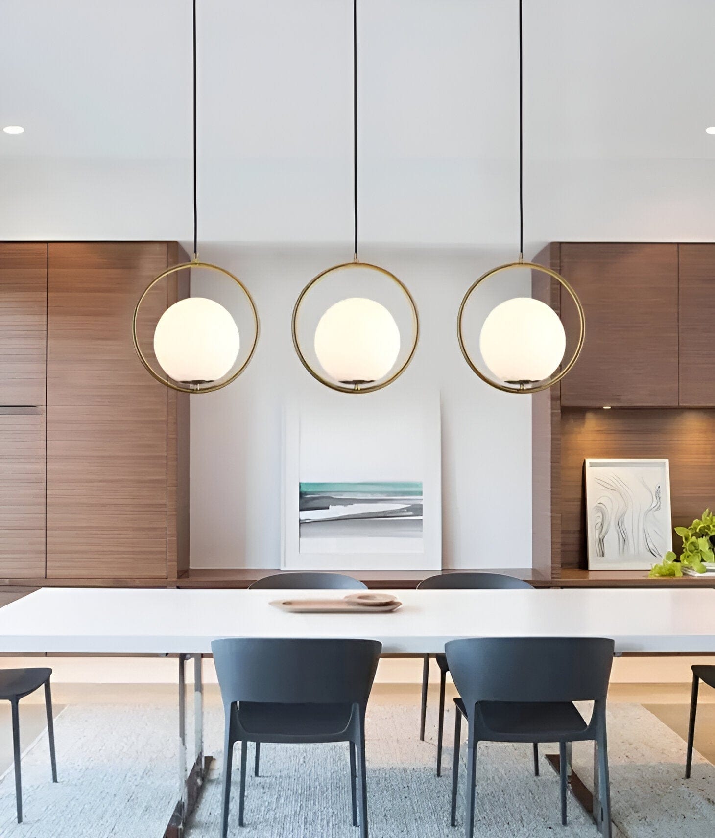 Auralis Glas-LED-Pendelleuchten für moderne Decken