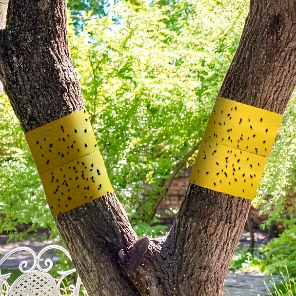 Sticky insect barrier tape for reliable plant protection