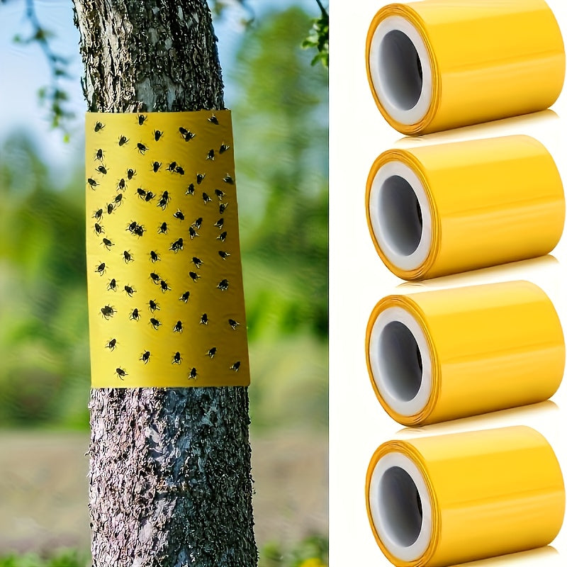 Sticky insect barrier tape for reliable plant protection