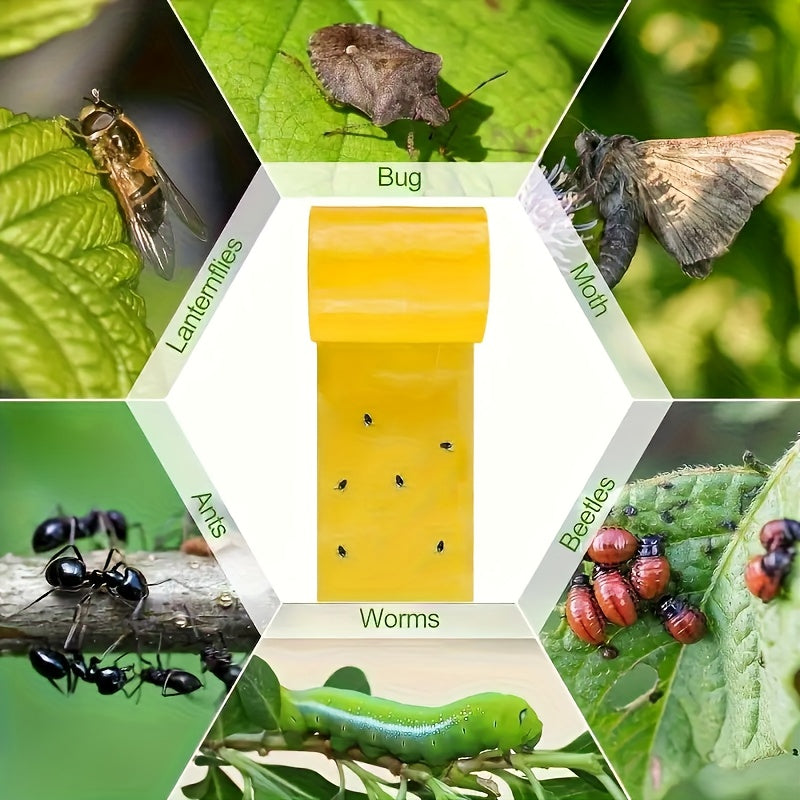 Sticky insect barrier tape for reliable plant protection