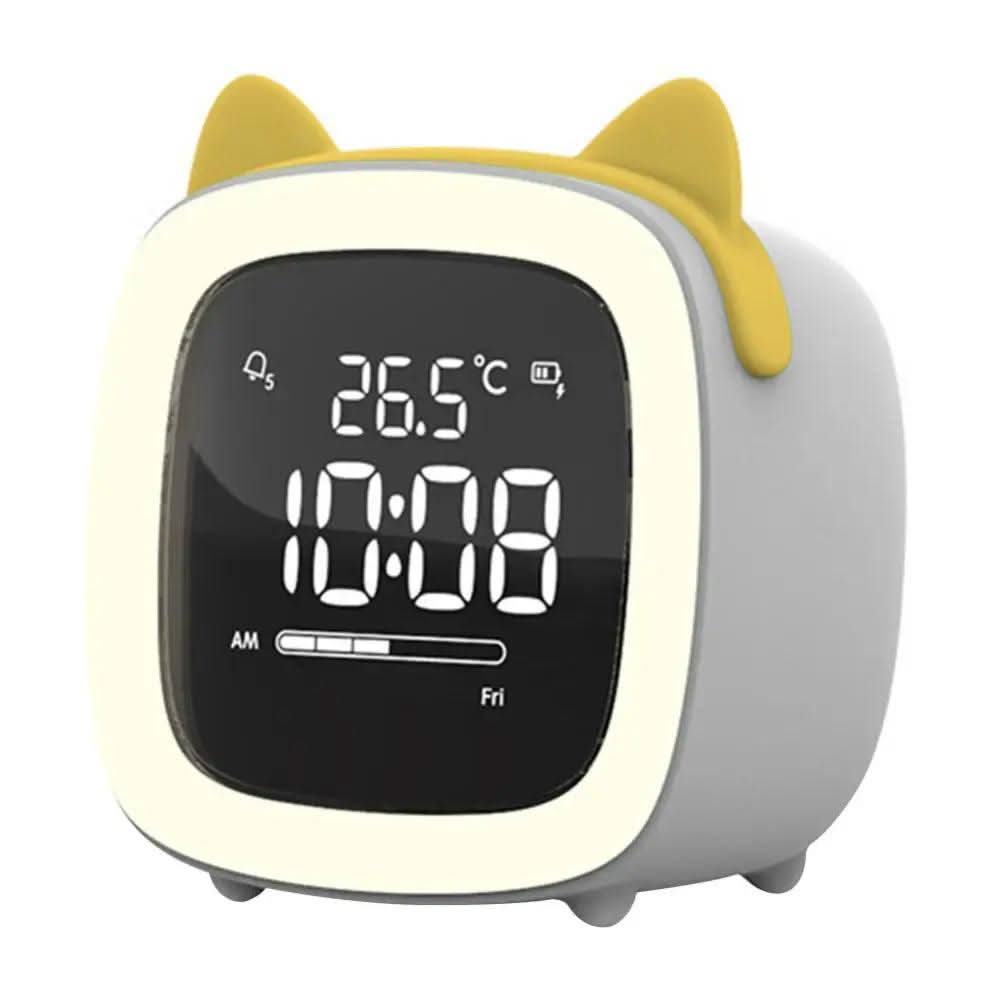 BunnyGlow LED Kids Alarm Clock With Gentle Night Light