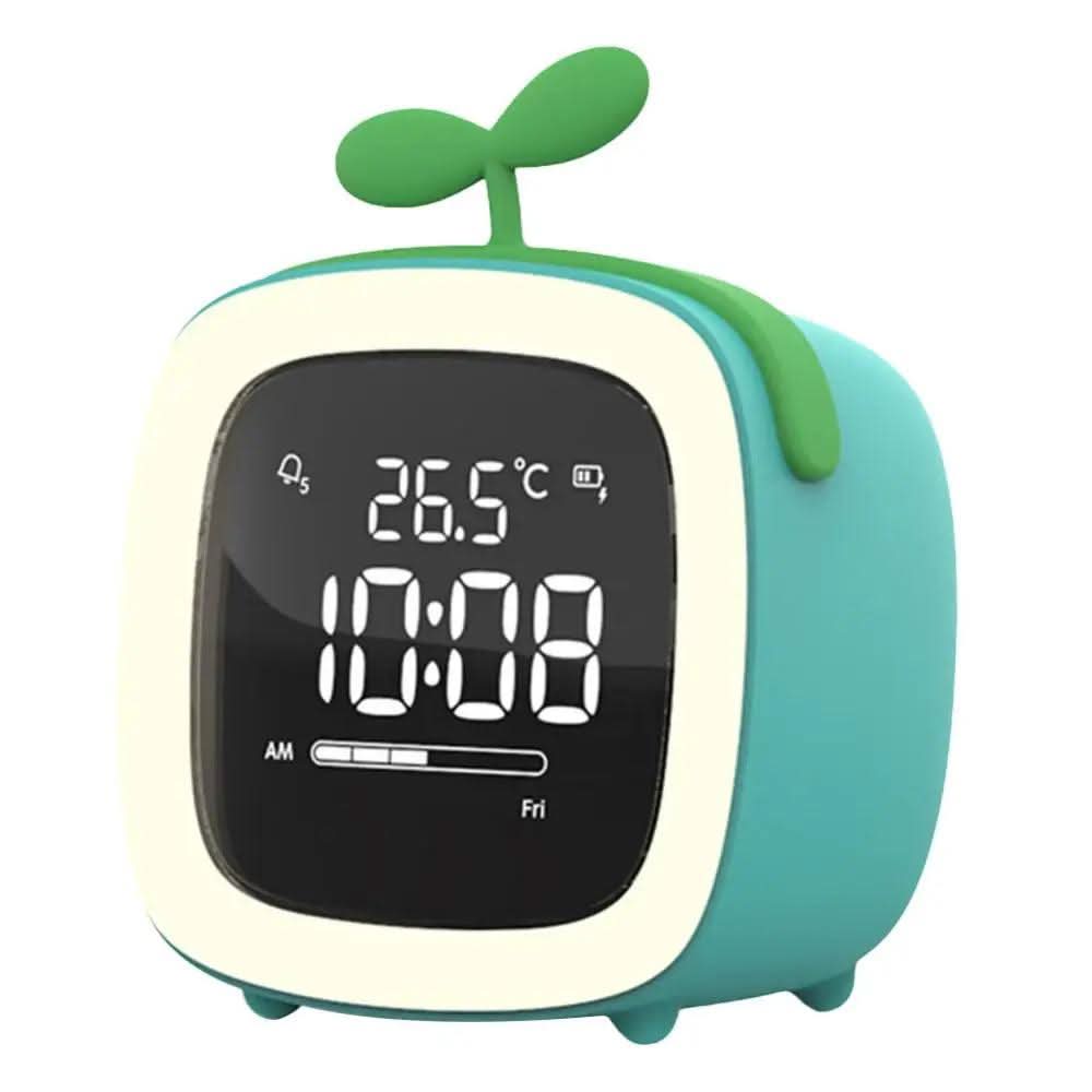 BunnyGlow LED Kids Alarm Clock With Gentle Night Light