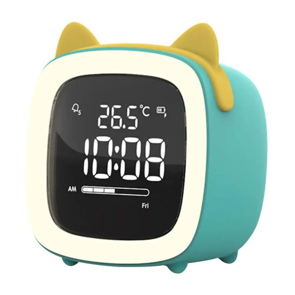 BunnyGlow LED Kids Alarm Clock With Gentle Night Light