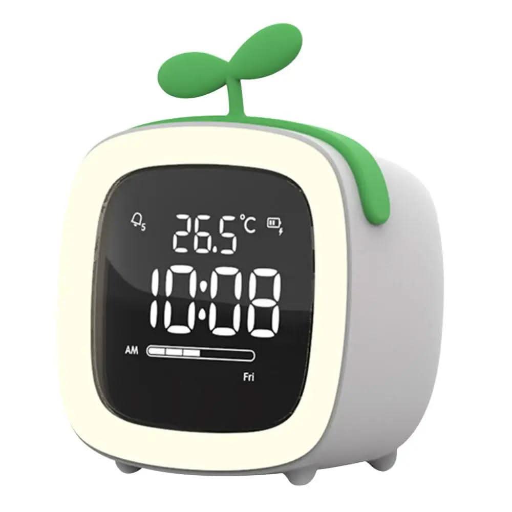 BunnyGlow LED Kids Alarm Clock With Gentle Night Light