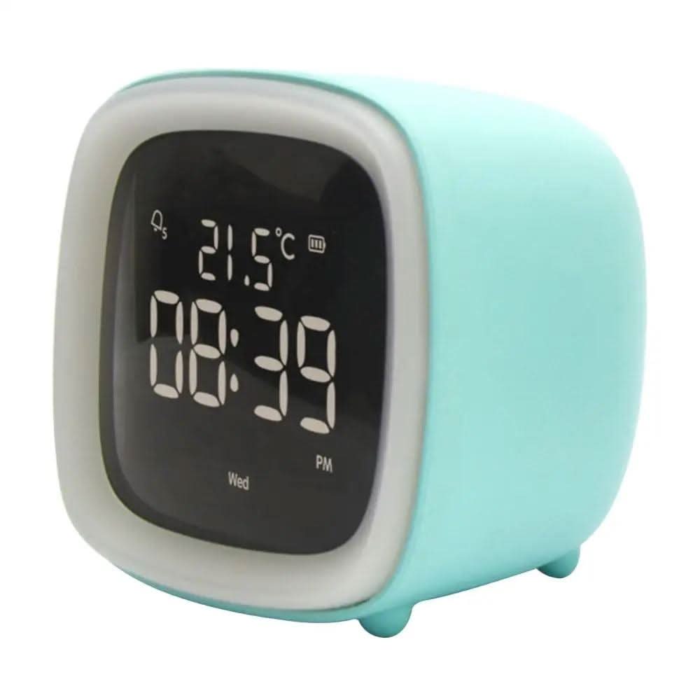 BunnyGlow LED Kids Alarm Clock With Gentle Night Light
