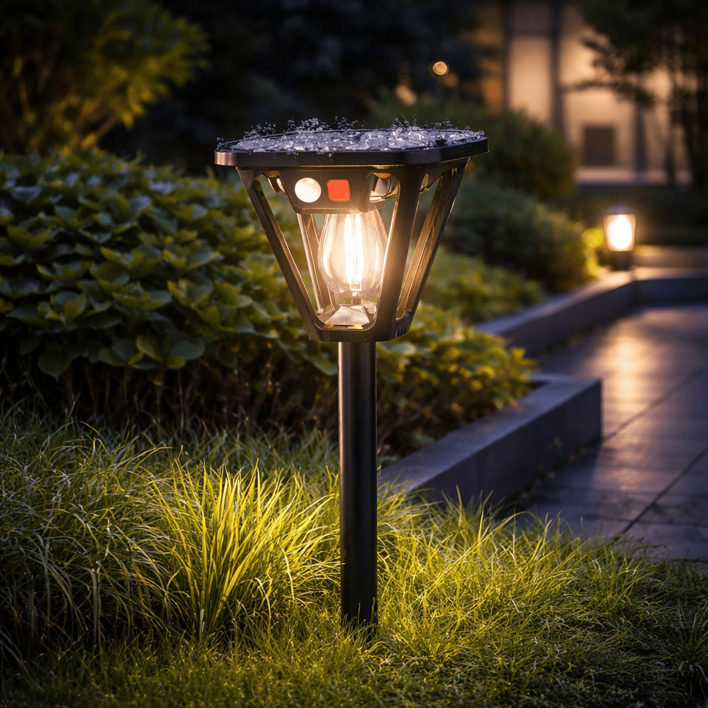 LumenPulse Solarbetriebene LED-Außenleuchte mit Bewegungsmelder