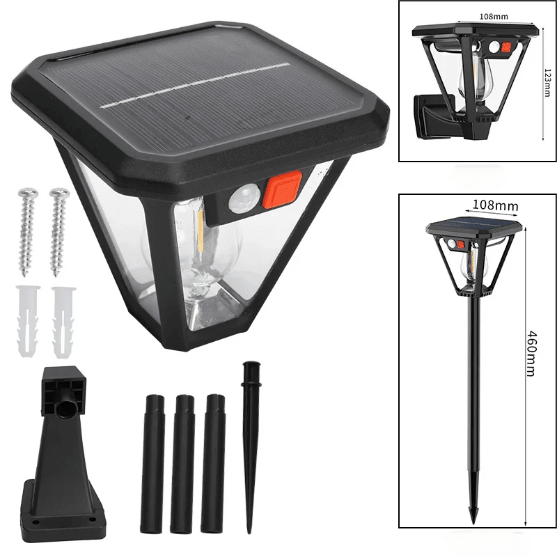 LumenPulse Solarbetriebene LED-Außenleuchte mit Bewegungsmelder