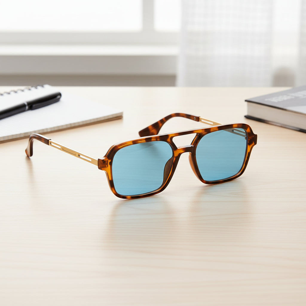 AuroraSight Stylish Square Sunglasses for Women with UV400 Protection