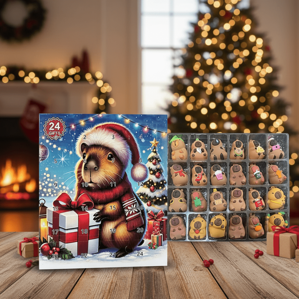 CapyJoy Calendario dell'Avvento Natalizio 2025 Carino per Bambini