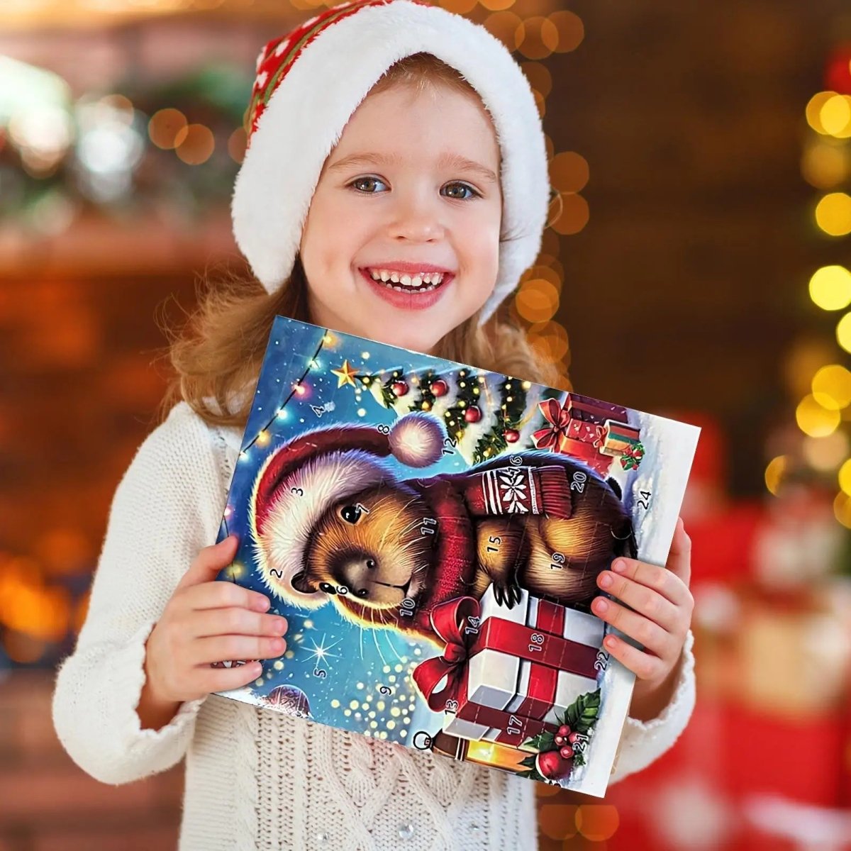 CapyJoy Calendario dell'Avvento Natalizio 2025 Carino per Bambini