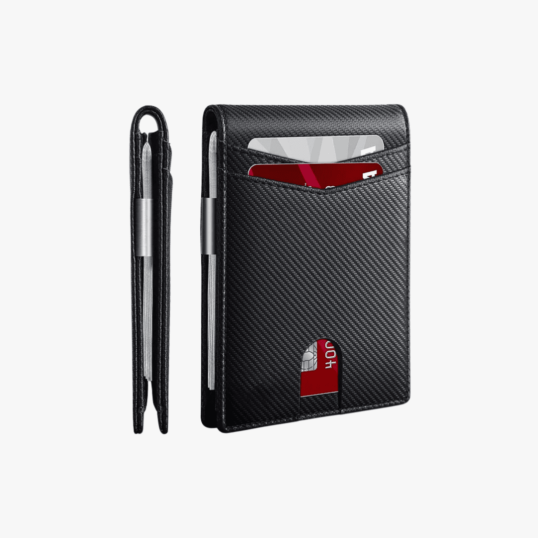 CarbonGuard Ultrathin RFID-Kartenschutz Mit Carbon-Muster