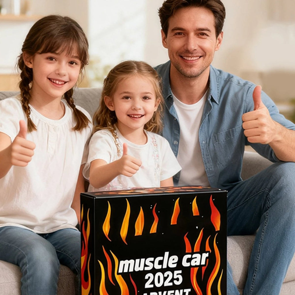 Adventní kalendář vozidel NovaDrive 2D s 24 auty jako sváteční dárek