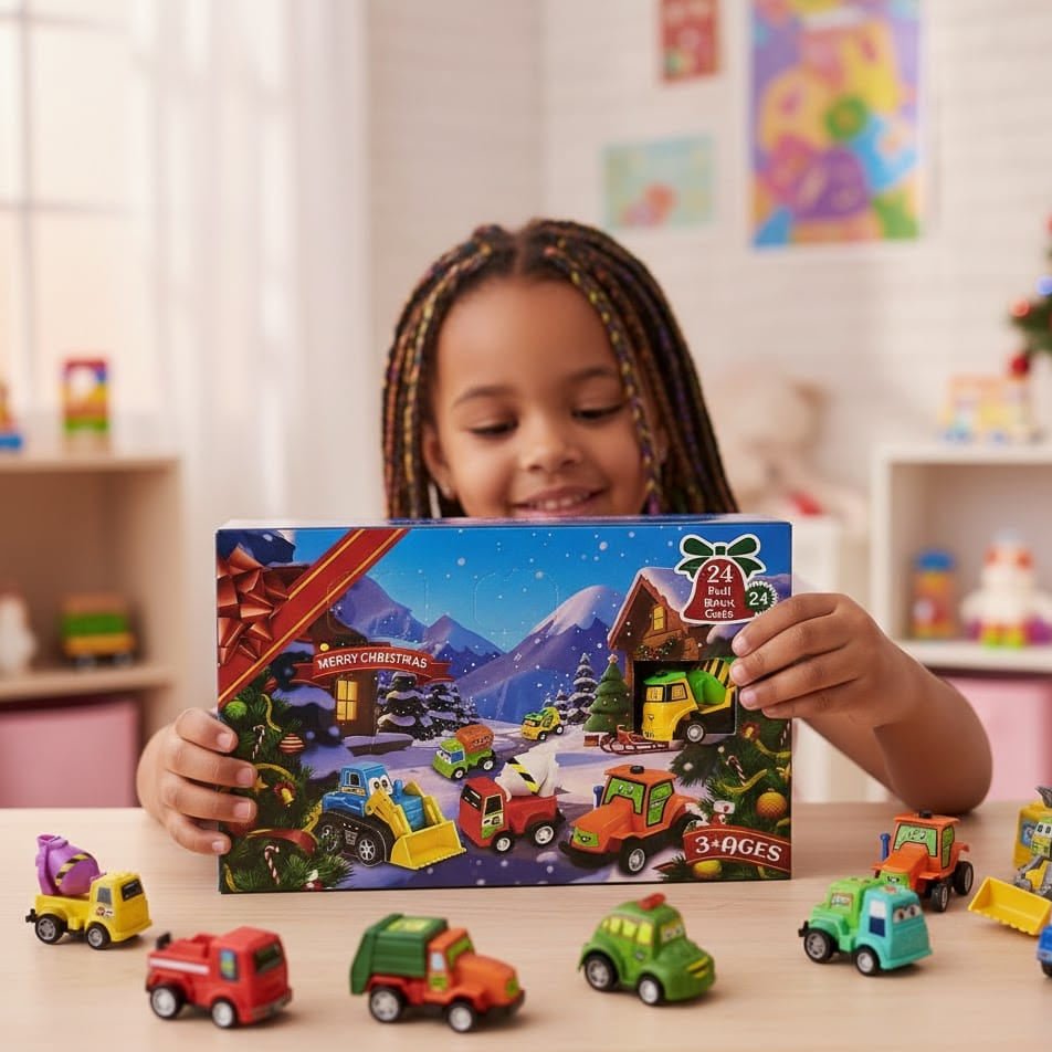 SwiftRacer 24 Day Car Advent Calendar 2026 for Kids and Toddlers