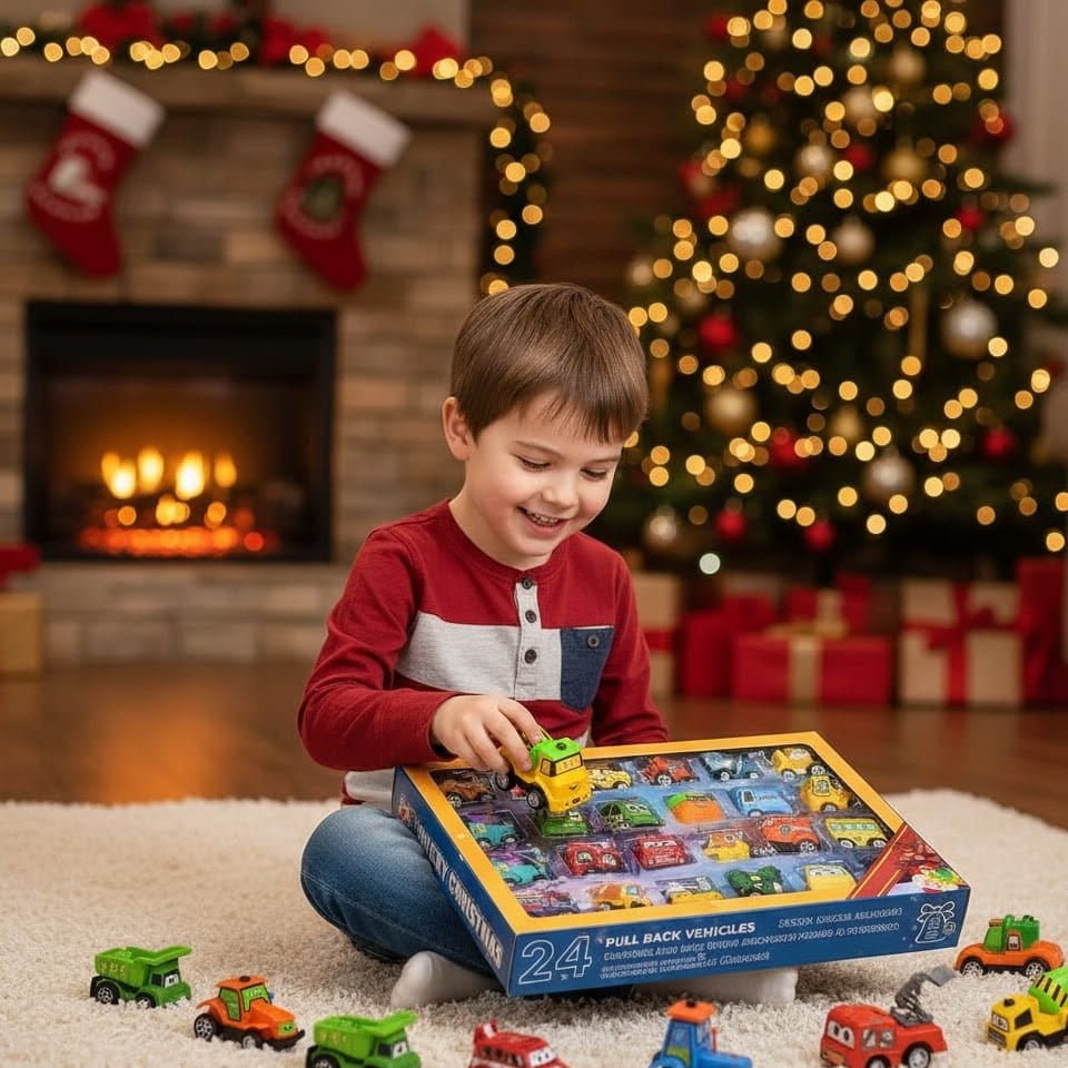 SwiftRacer 24 Day Car Advent Calendar 2026 for Kids and Toddlers