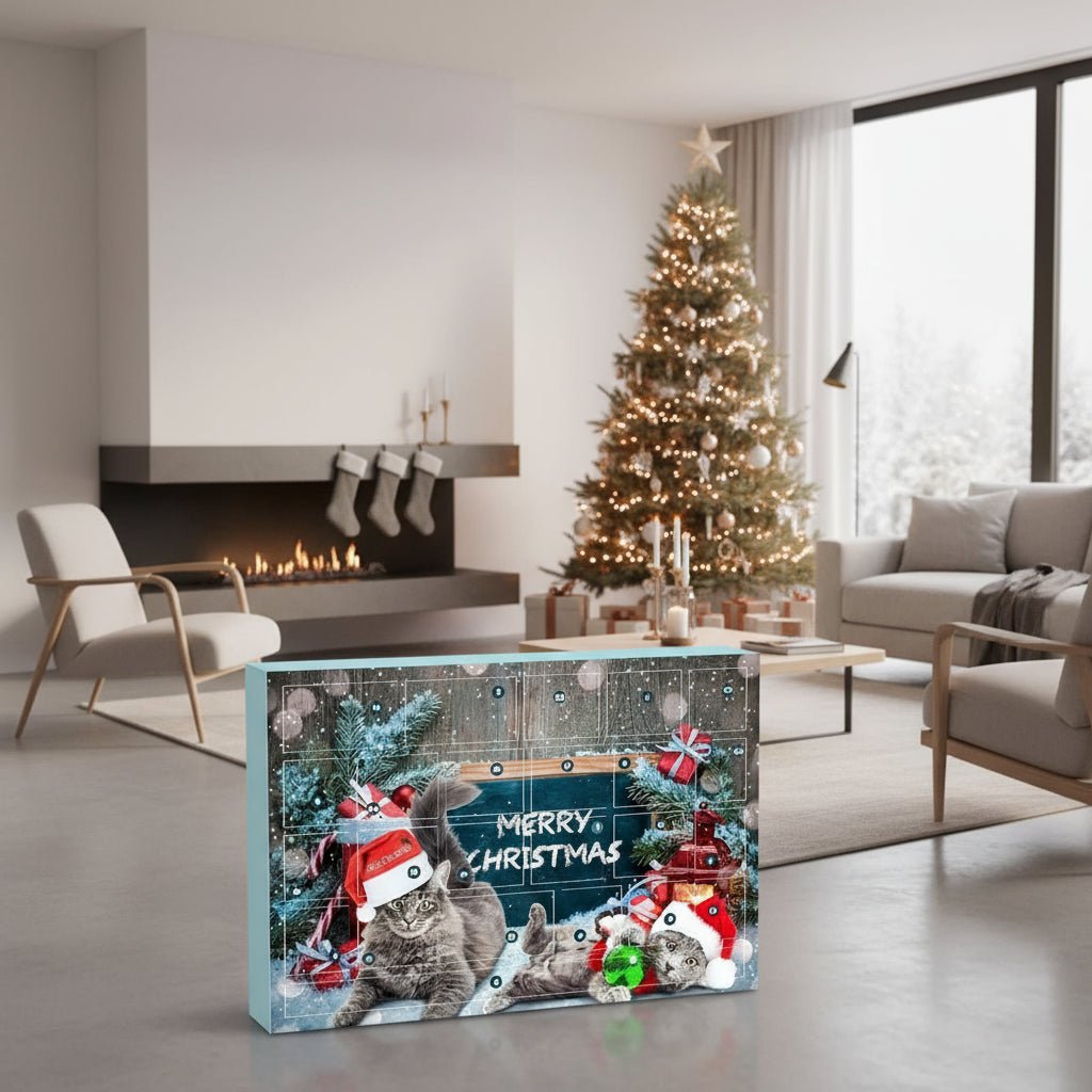 Adventní kalendář WhiskerHaven 2025 s 23 hračkami z catnip pro každodenní hraní