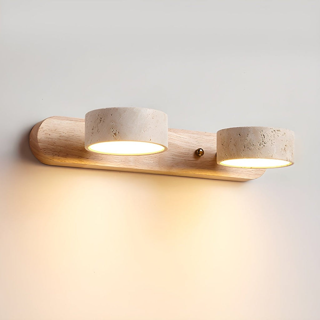 Aurelia Travertine LED Wall Light For Architectural Luxury