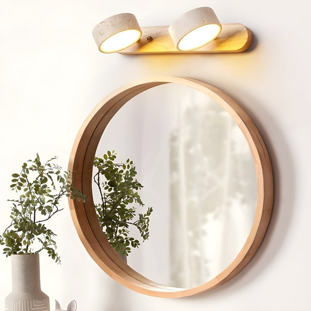 Aurelia Travertine LED Wall Light For Architectural Luxury