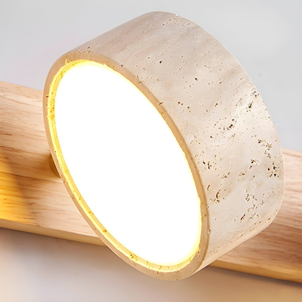 Aurelia Travertine LED Wall Light For Architectural Luxury
