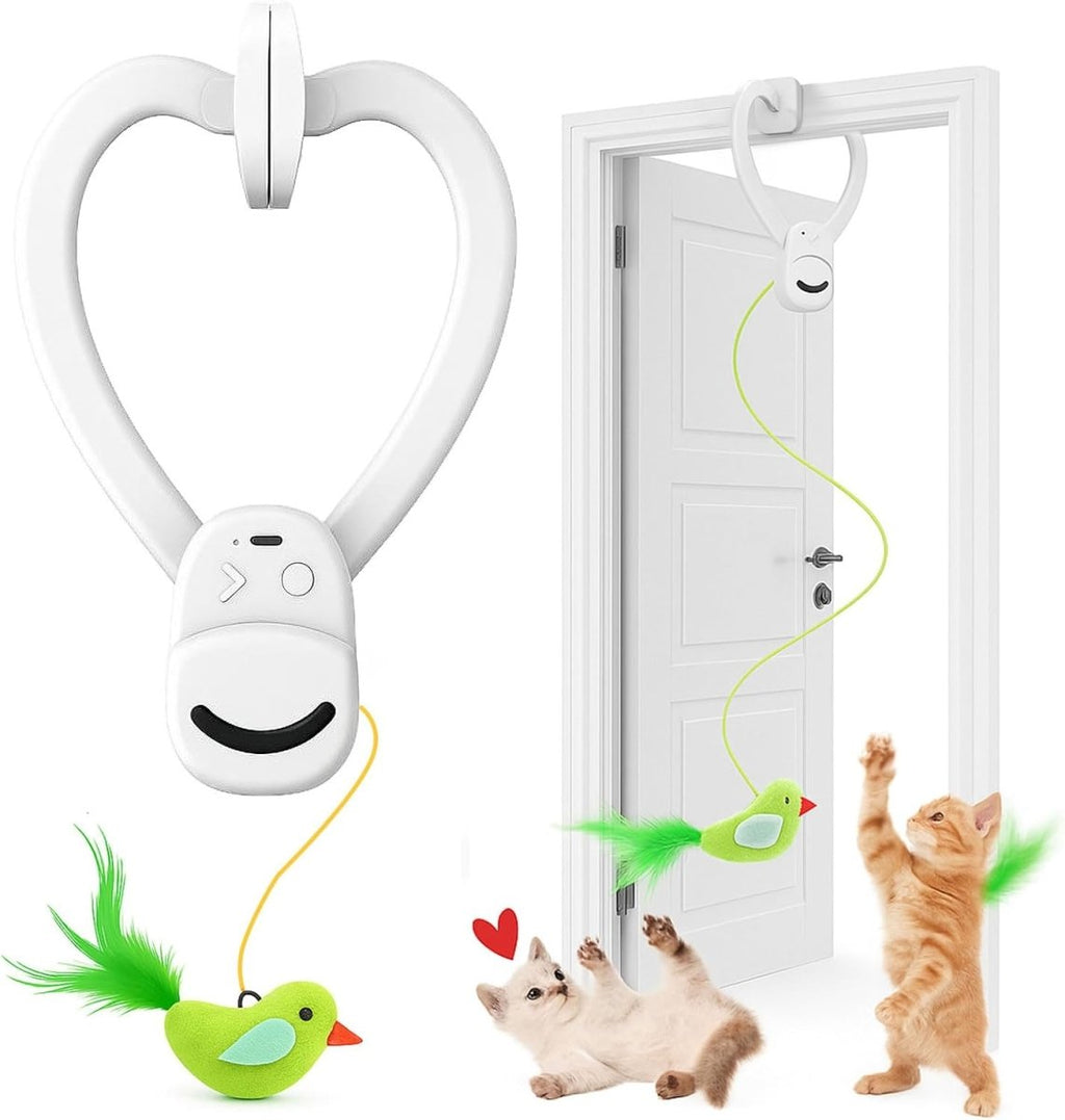 AeroFeather Flying Bird Toy That Delights Curious Cats