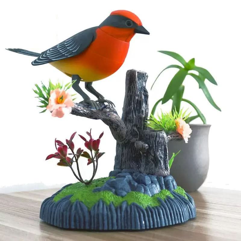 ChirpChat Interactive Bird Toy With Voice Activation And Realistic Chirps
