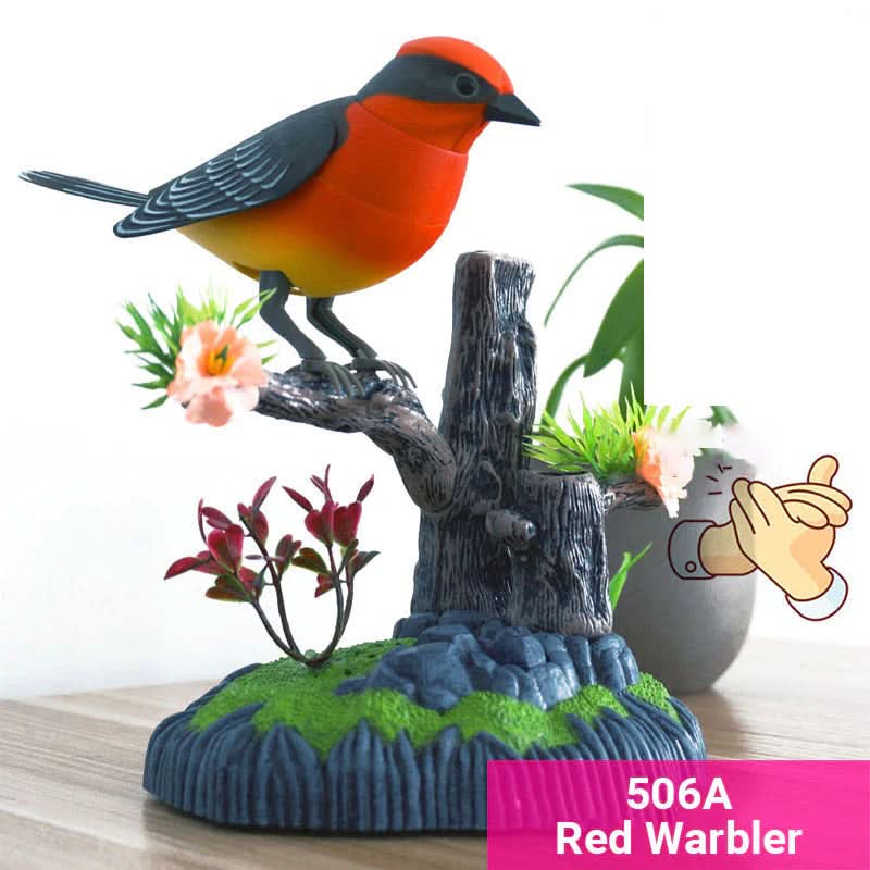 ChirpChat Interactive Bird Toy With Voice Activation And Realistic Chirps
