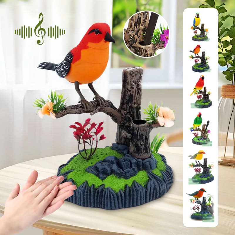 ChirpChat Interactive Bird Toy With Voice Activation And Realistic Chirps