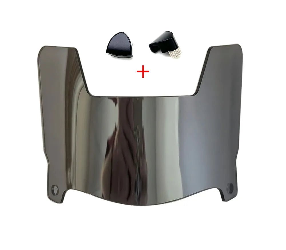 Visiere miniatura MiniVisor con finitura a specchio per caschi da football