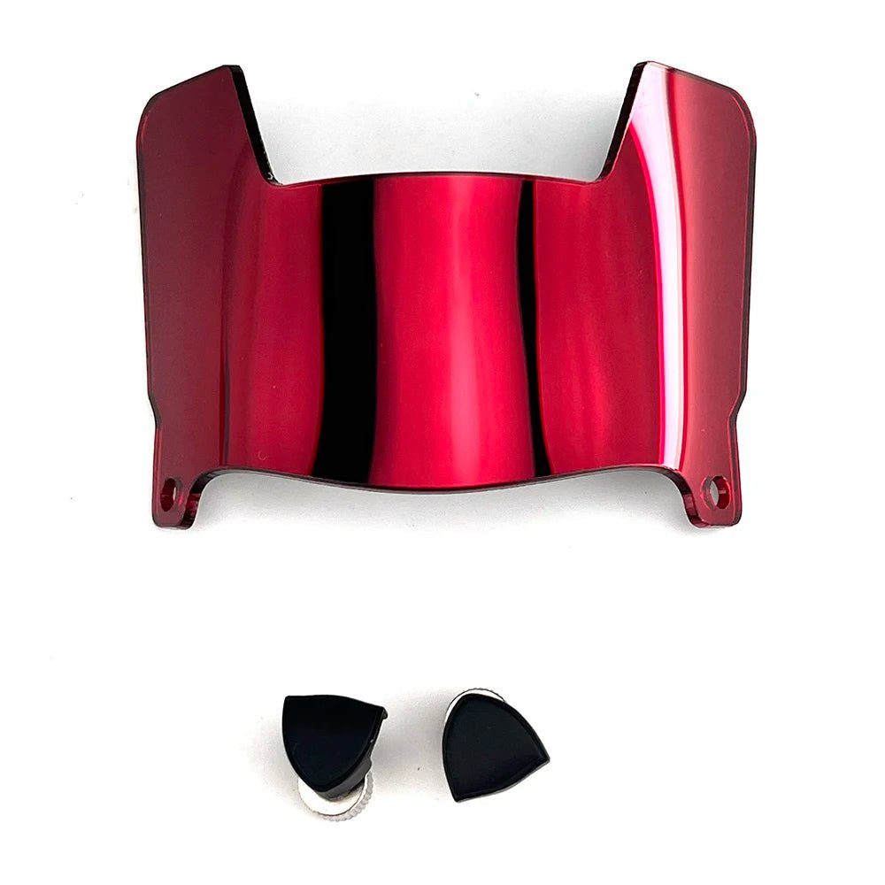 Visiere miniatura MiniVisor con finitura a specchio per caschi da football