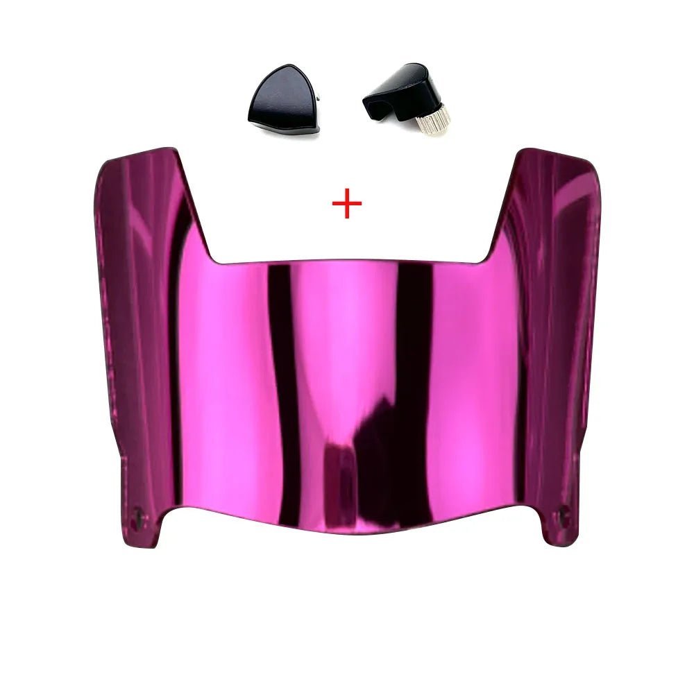 Visiere miniatura MiniVisor con finitura a specchio per caschi da football