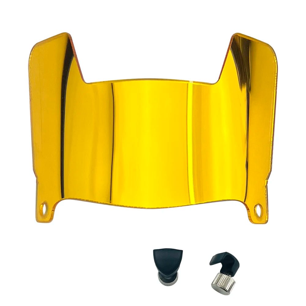 Visiere miniatura MiniVisor con finitura a specchio per caschi da football