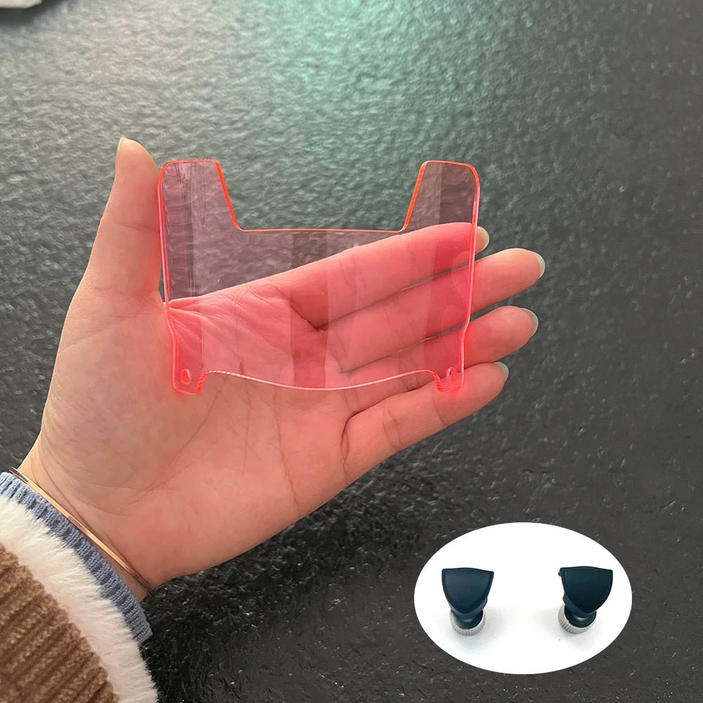 Visiere miniatura MiniVisor con finitura a specchio per caschi da football