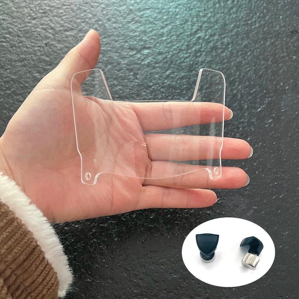 Visiere miniatura MiniVisor con finitura a specchio per caschi da football