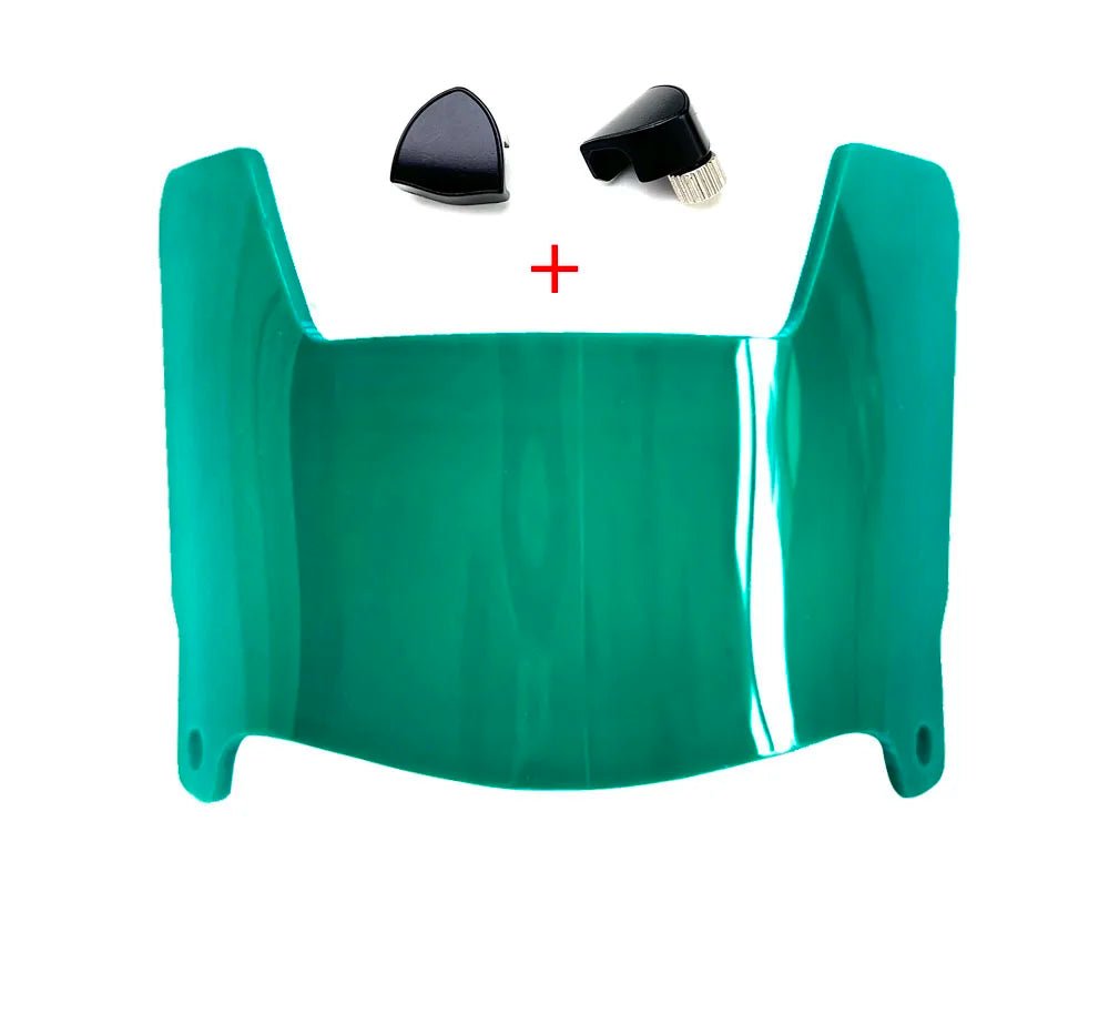 Visiere miniatura MiniVisor con finitura a specchio per caschi da football