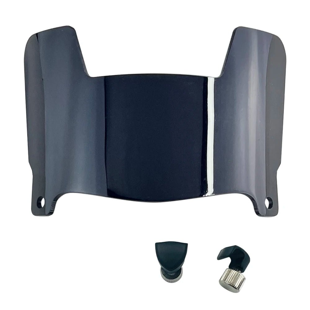 Visiere miniatura MiniVisor con finitura a specchio per caschi da football