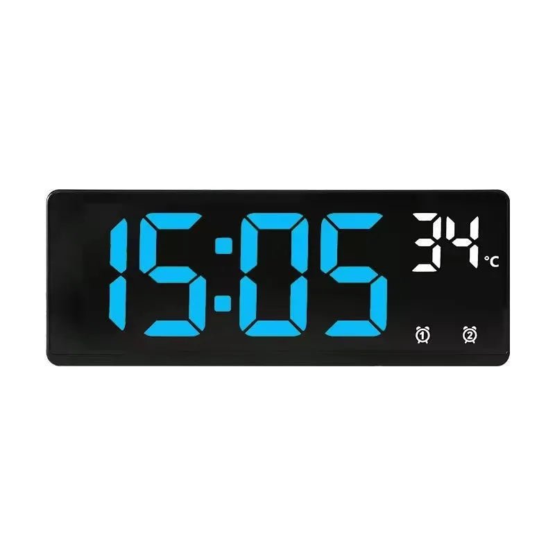 NovaTime Digital Vækkeur med Styring via Stemmen og Dobbelt Alarm
