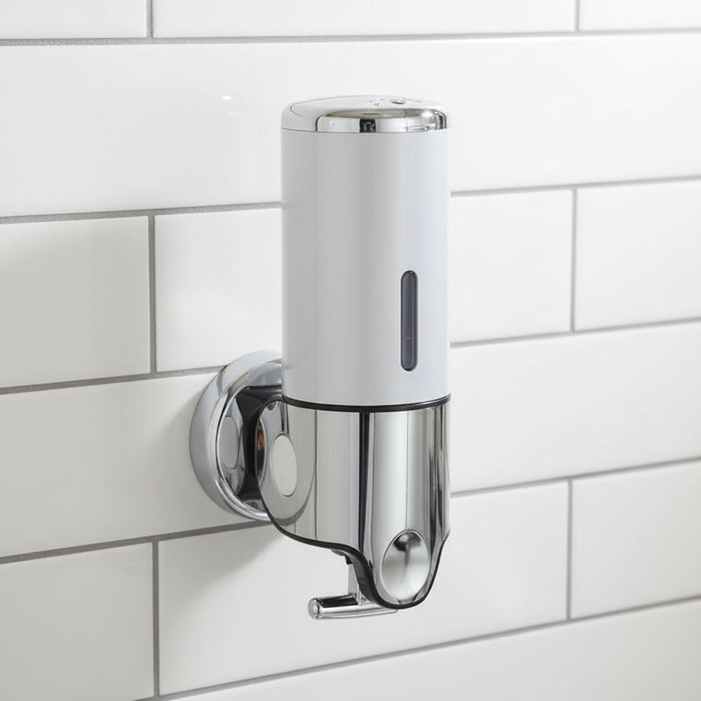 AeroClean Modern Wall-Mounted Soap Dispenser for Space-Saving Hygiene