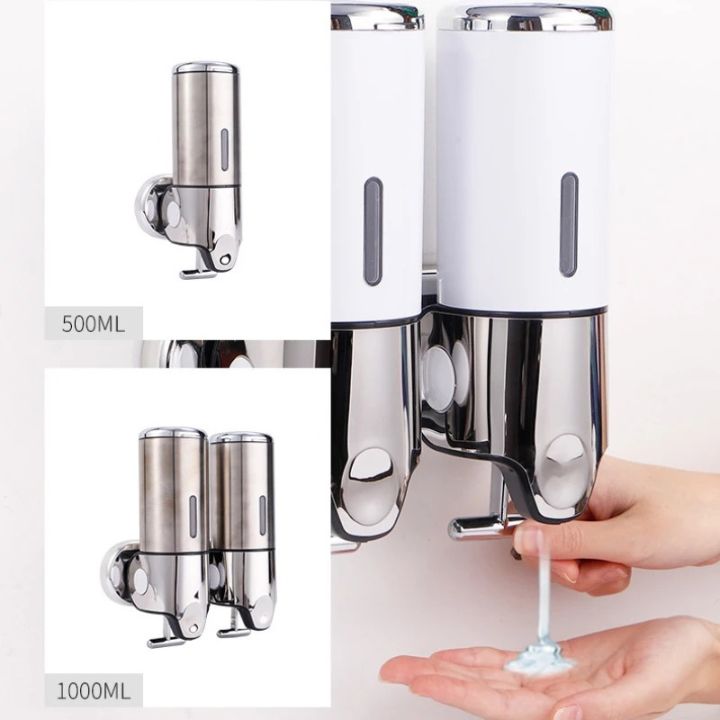AeroClean Modern Wall-Mounted Soap Dispenser for Space-Saving Hygiene