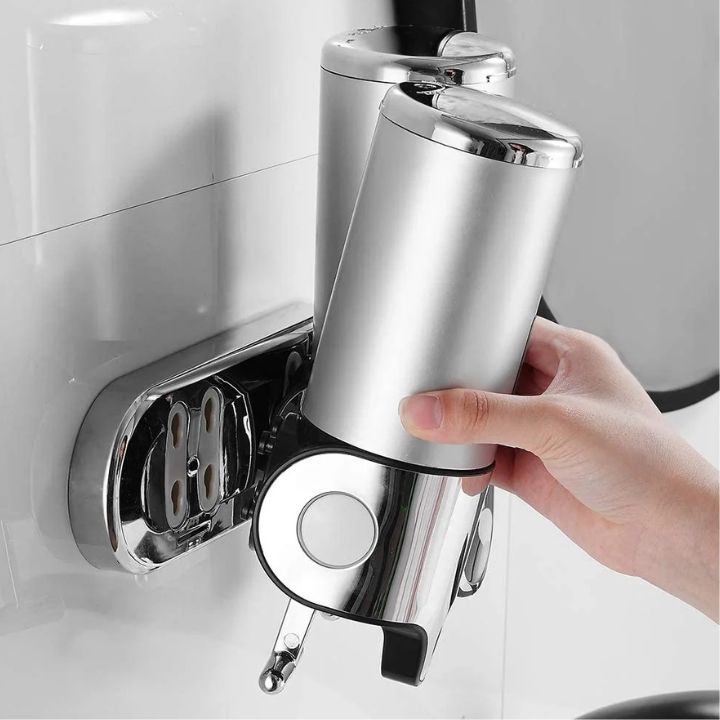 AeroClean Modern Wall-Mounted Soap Dispenser for Space-Saving Hygiene