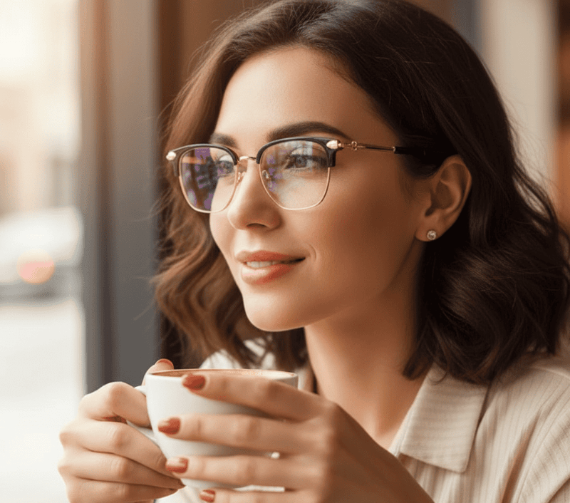 ClearView Ultra-Light Reading Glasses With Blue Light Filter