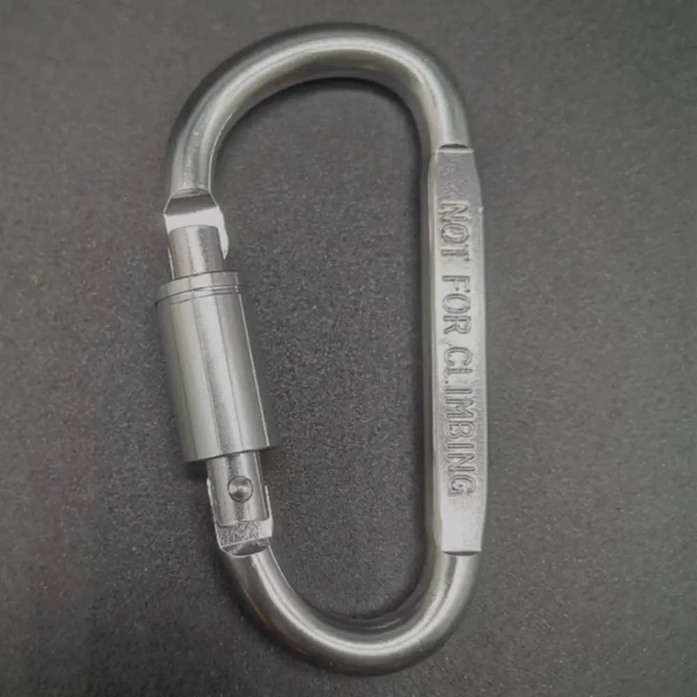 TrailLink D Shaped Carabiner In Multiple Colors For Hiking And Camping