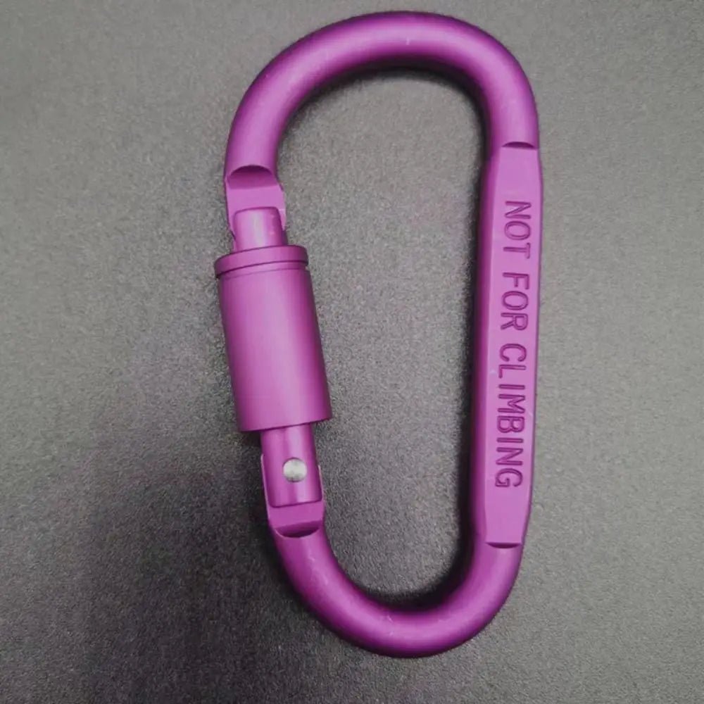 TrailLink D Shaped Carabiner In Multiple Colors For Hiking And Camping