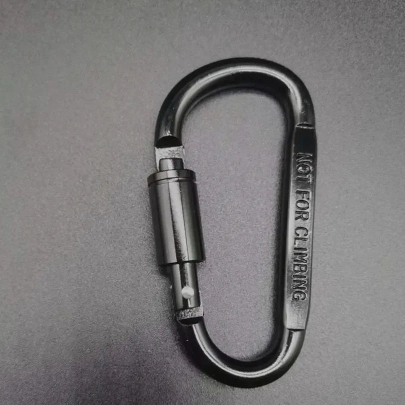 TrailLink D Shaped Carabiner In Multiple Colors For Hiking And Camping