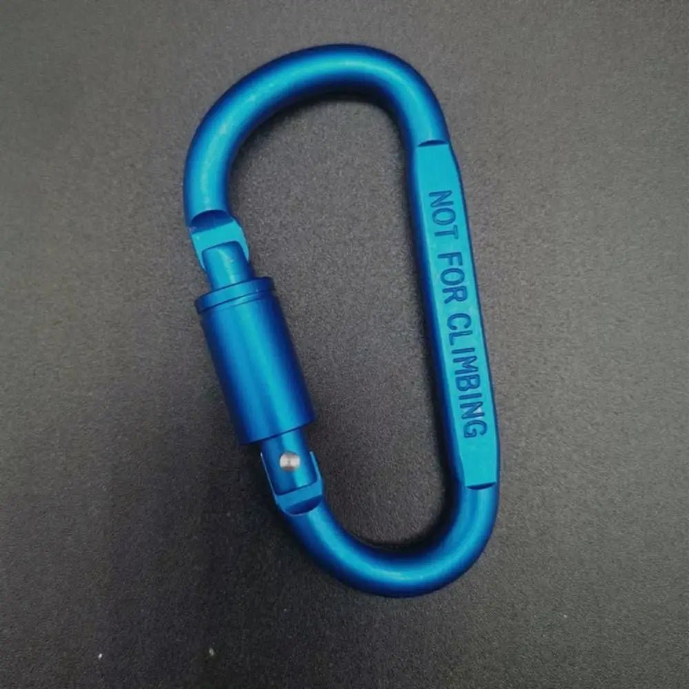 TrailLink D Shaped Carabiner In Multiple Colors For Hiking And Camping