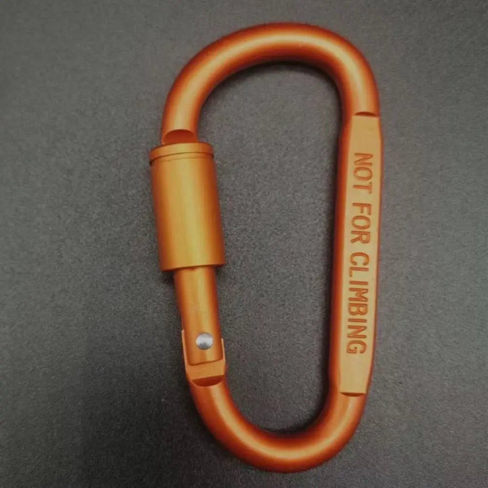 TrailLink D Shaped Carabiner In Multiple Colors For Hiking And Camping