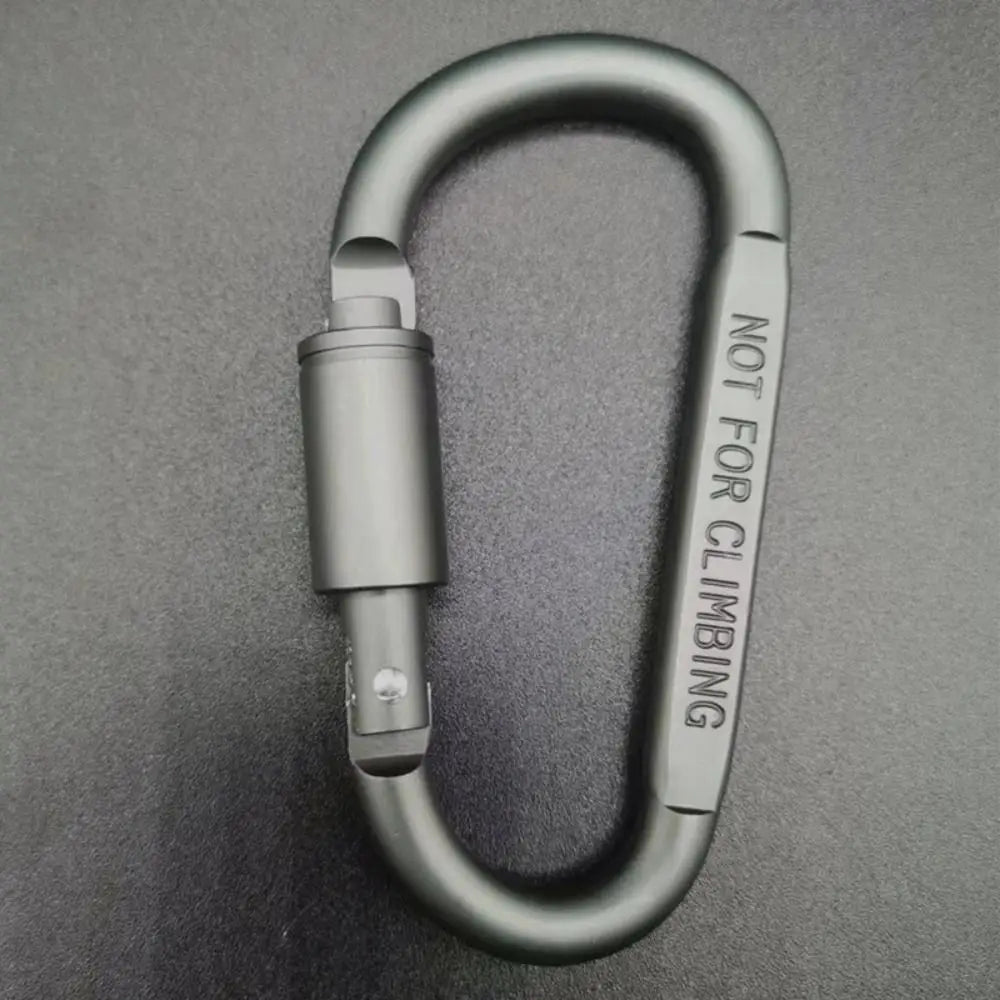TrailLink D Shaped Carabiner In Multiple Colors For Hiking And Camping