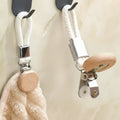 ClipNest Portable Metal Clip No Drilling for Towels and Accessories